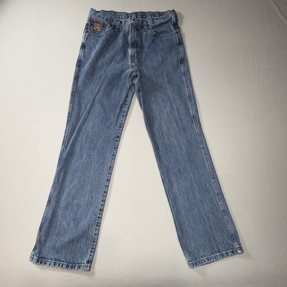 Cinch Mens Bronze Label Slim Tapered Medium Stone Wash 35x34 Work Rodeo Western